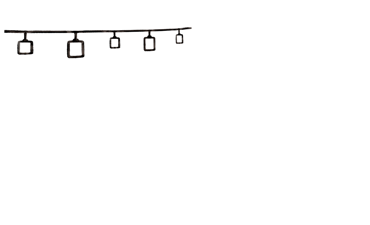String lights left